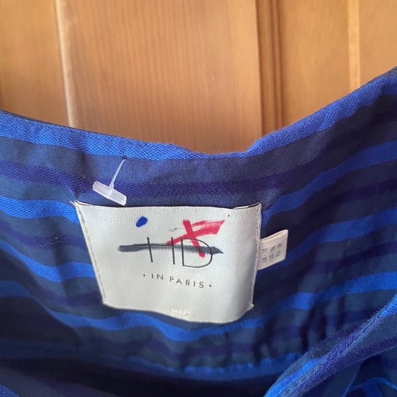 Anthropologie HD in Paris Blue Striped Shift Dress - Picture 2 of 11